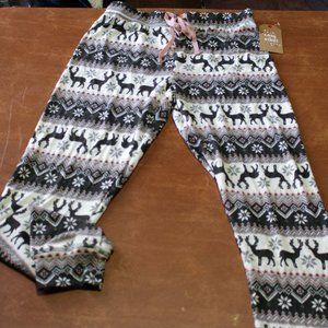 Fair Isle Reindeer Pajama Pants